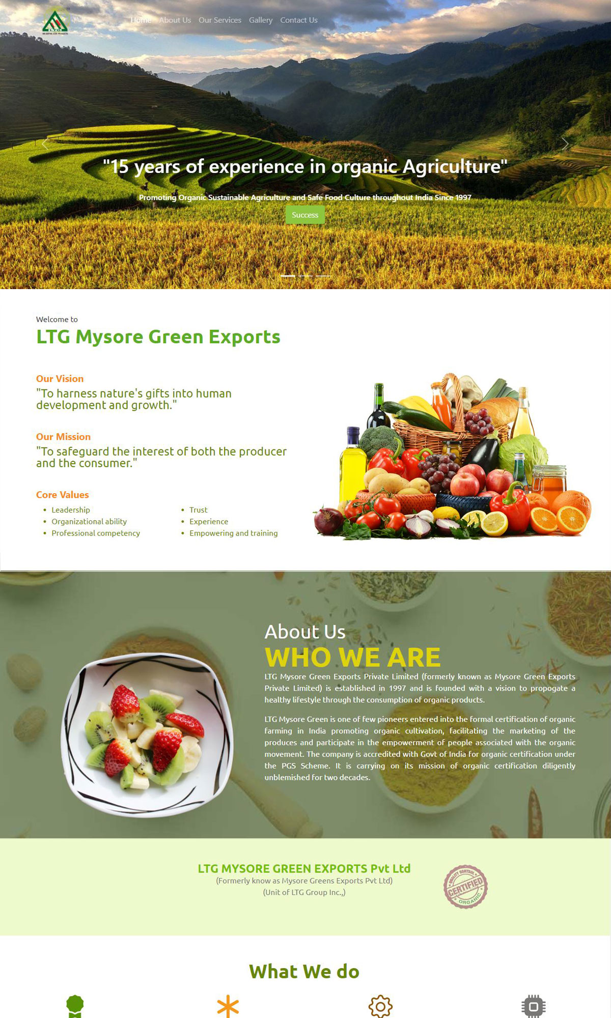 LTG MYSORE GREEN EXPORTS Pvt Ltd